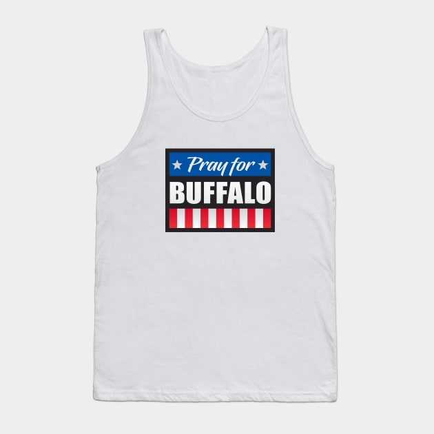 Pray for Buffalo Tank Top by Dale Preston Design